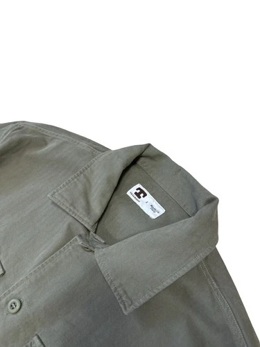 Tellason Military Jacket Men's 100% Cotton Field Utility Pockets Coverall Size S image 13