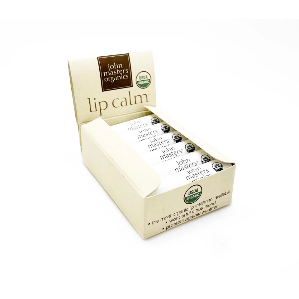 John Masters Organics Lip Calm Original 0.15 OZ Juego de Vacaciones PACK DE 12 Foto 3 de 3