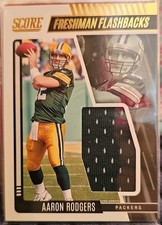 2022 Score - Freshman Flashbacks Relics Aaron Rodgers #FF23 (MEM)