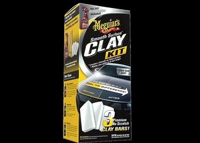 Meguiar's Smooth Surface Clay Kit Lackreiniger, Wachs & Knete (Set)