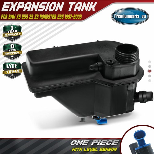 Brand New Coolant Expansion Tank w/ Sensor for BMW X5 E53 Z3 E36