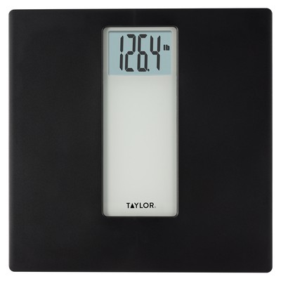 Taylor Digital Body Weight Scale Battery Powered Black/Grey 400lb Capacity
