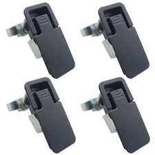 Compression Latch Lift and Turn Flush Lever Latch Adjustable Grip, 4 packs