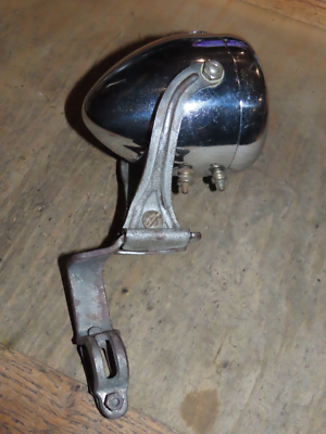 ANCIEN PHARE À vélo bicyclette VITALUX avec support vintage