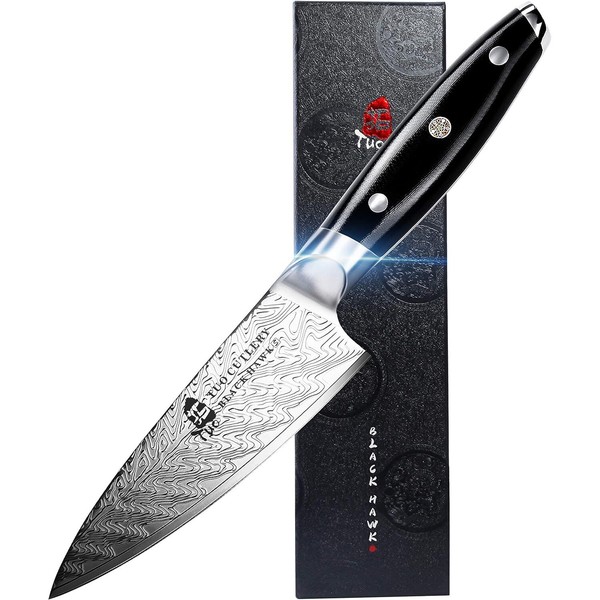 Kochmesser KüChenmesser Chefmesser Carbon Edelstahl Scharfe Messerklinge 6 Zoll-image