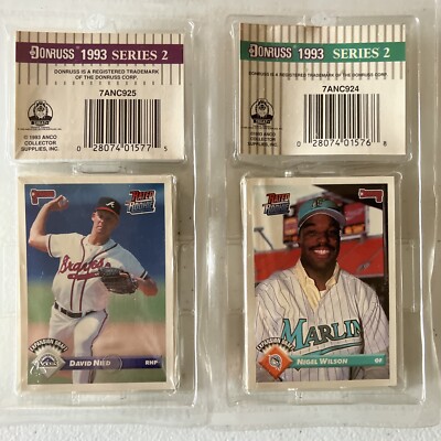 1993 Donruss Series 2 Florida Marlins & Colorado Rockies Team