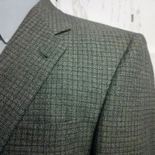 Hart Schaffner Marx Dillard's 40R Multicolor Tweed Check Blazer Sports Coat