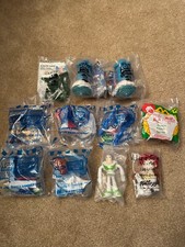 NEW McDonald's Burger King Happy Meal Toy Lot Disney Toy Story Cereal toy