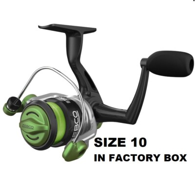 Zebco Fishing Stinger Size 10 Spinning Reel 4.3:1 Pre-Spooled #6 In Box