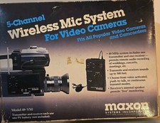 Maxon Wireless Mic System Model 49-VM 5-Channel