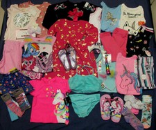 NWT Girl Clothes Lot 5T 4 5 31pc Unicorn Top Pants Dress Summer Winter All New