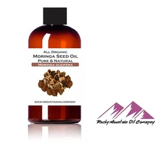 ALL ORGANIC VIRGIN MORINGA SEED OIL UNREFINED COLD PRESSED OLEIFERA