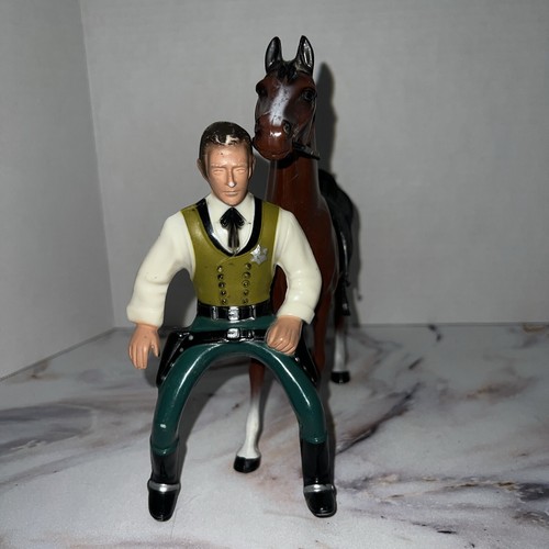 Vintage Hartland Wyatt Earp Cowboy Figure with Bay Horse - Picture 12 of 14