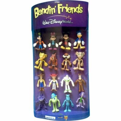 Kellogg's 2003 Walt Disney World 3'' Bendin' Friends Figures Premium Toys