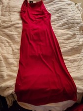 Zara velvet midi dress dark red sz XL Measurements M also Available