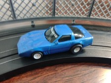 Tyco 440X2 Blue Corvette Slot Car
