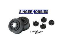 Pro Line 2785-03 Raid Short Course Wheels (Black) (2) (Traxxas Slash) w/ 12mm HH