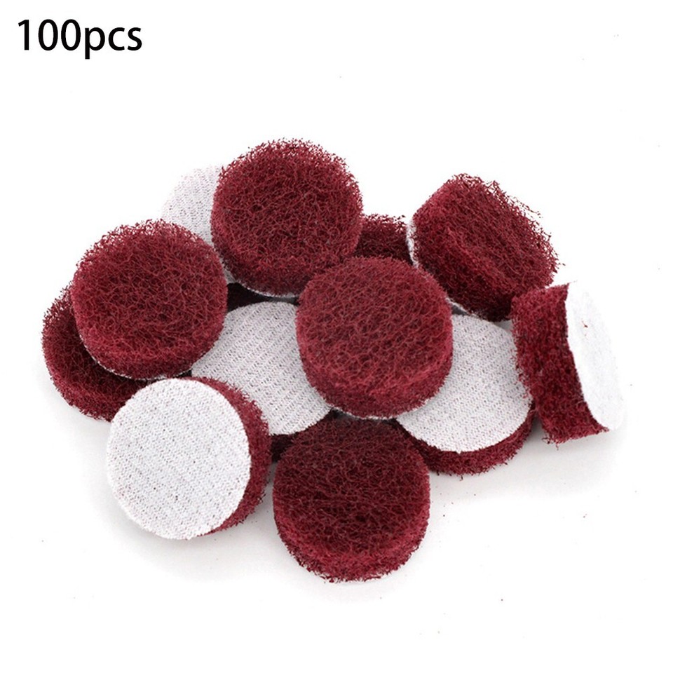 Multipurpose Self Adhesive Nylon Fiber Scouring Pad Discs 400/800 Grit eBay