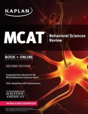 Kaplan MCAT Behavioral Sciences Review: Book  Online (Kapla - VERY GOOD