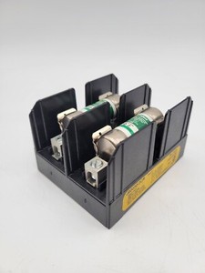Square D J60030-2CR Fuse Block Assembly 30 Amp 600 VAC 2 Pole JTD 2 Fuses Used