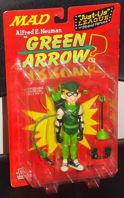 MAD ALFRED E. NEWMAN Green Arrow フィギュア DC Direct Mad Alfred E Neuman as Green Arrow 6 inch Figure New In