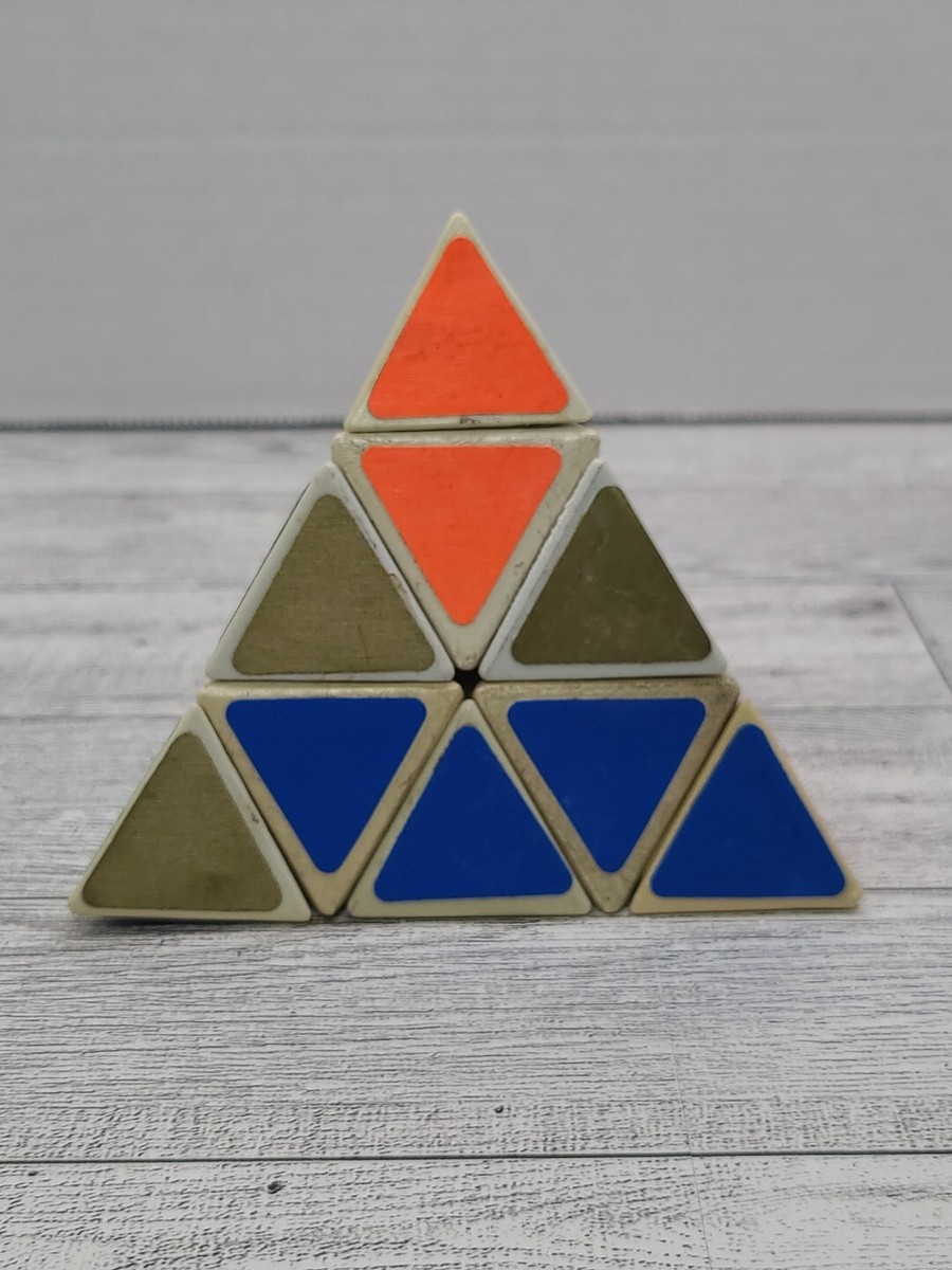 PYRAMID 187 [Analog](中古品) Vintage Pyraminx by TOMY 1981 Pyramid Rubix Cube Type Puzzle | eBay