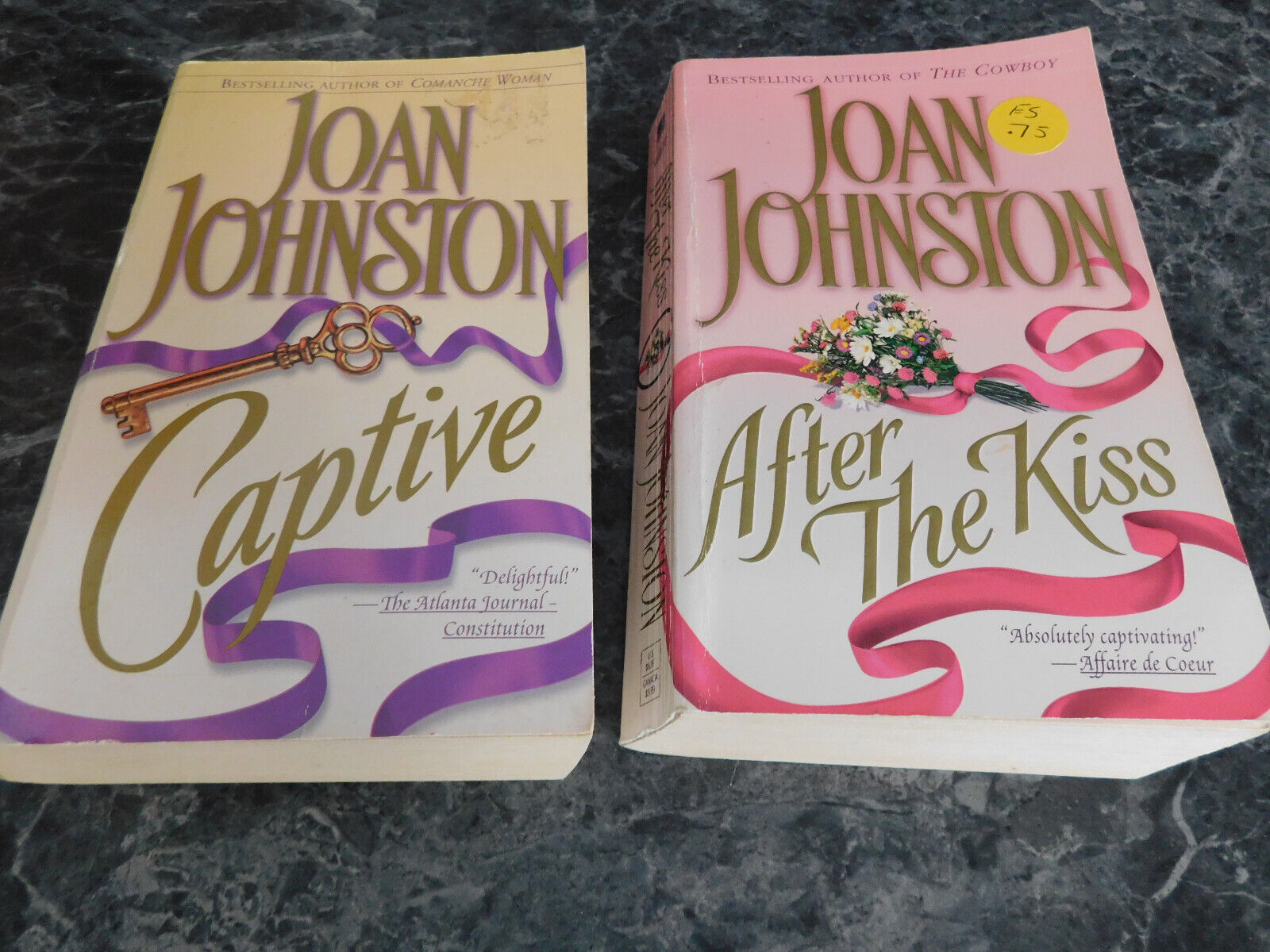 Joan Johnston lot of 2 Captive Series Regency Historical Romance