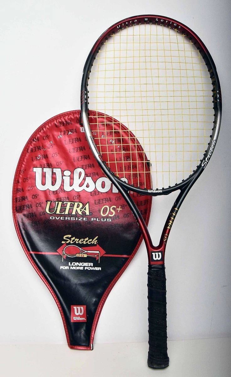 Wilson Ultra OS + Stretch Tennis Racket With case 4 3/8