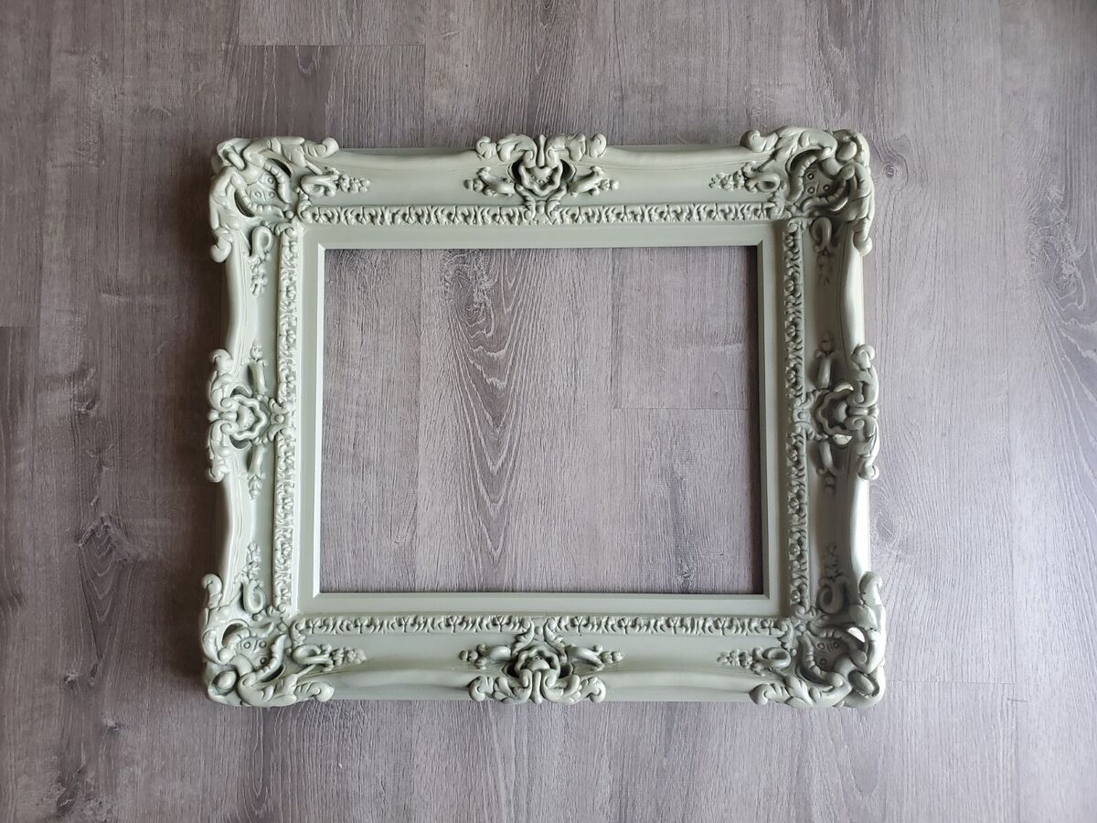 16x20 Baroque Ornate Sage Green Picture Frames, Canvas, Art 16x20 Baroque Ornate Sage Green Picture Frames, Canvas, Art