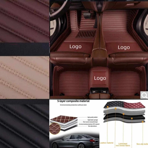 For Porsche All Models Car Floor Mats Waterproof Custom Auto Pu Leather Carpets - Picture 4 of 33