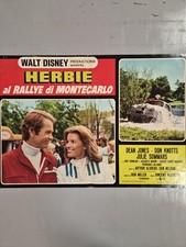 FOTOBUSTA HERBIE AL Rallye Di Montecarlo MAGGIOLINO WALT DISNEY 1977