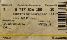 Junkers Temperaturbegrenzer 8717206150