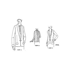 Past Patterns 6945 - Late 1920s Young Ladies Coat Sewing Pattern bust size 34"
