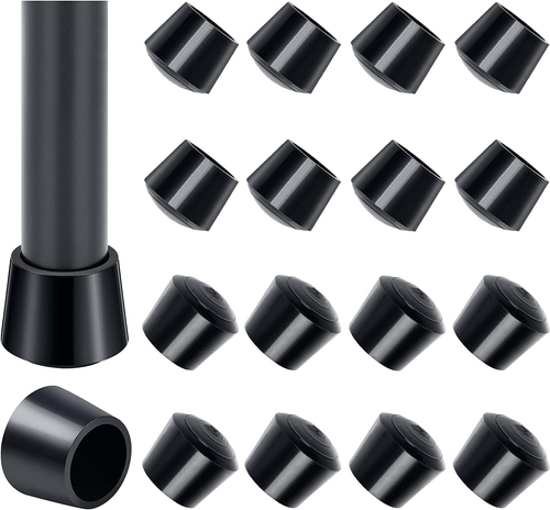Chair Leg Caps, Non-Slip Rubber Leg Tips 7/8'' Inner Diameter Chair Leg Floor P