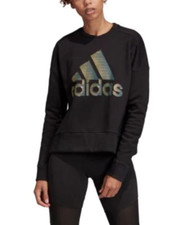 Adidas Glam-Logo Sweatshirt Black S