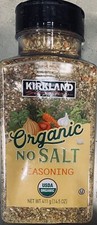 Kirkland Signature USDA ORGANIC NO SALT Seasoning Spice Mix 14.5 oz Shaker