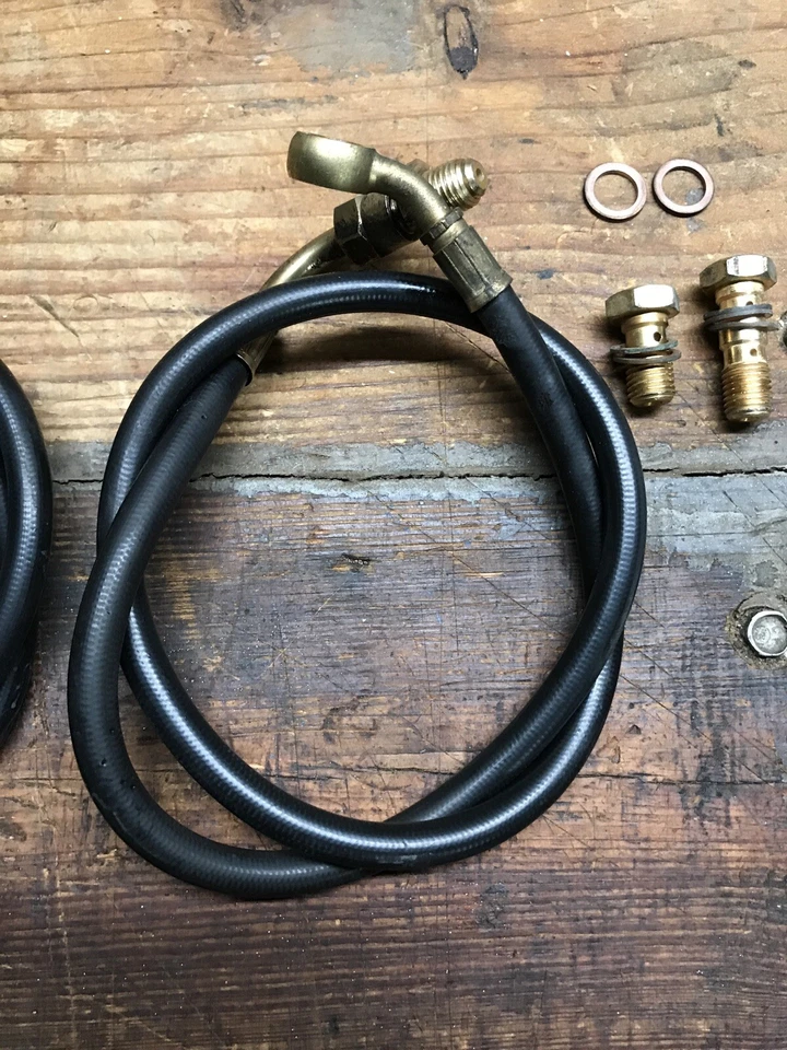 SUZUKI GSXR 750 6-7 GSXR 6 6-7 ГАЛФЕР ИЗ НЕРЖАВЕЮЩЕЙ СТАЛИ ПЛЕТЕНЫЙ ПЕРЕДНИЙ ТОРМОЗНОЙ ШЛАНГ - Изображение 2 из 4