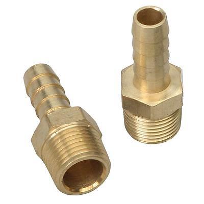 Trans-Dapt 2270, 2 Pack Natural Brass Fuel Hose Fittings Performance Racing Part