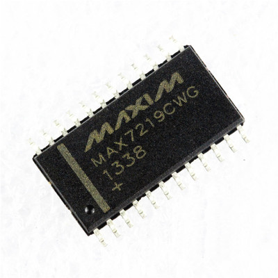 50PCS MAXIM MAX7219 MAX7219CWG SOP-24 LED Display Driver IC 8DIG 24SOIC 