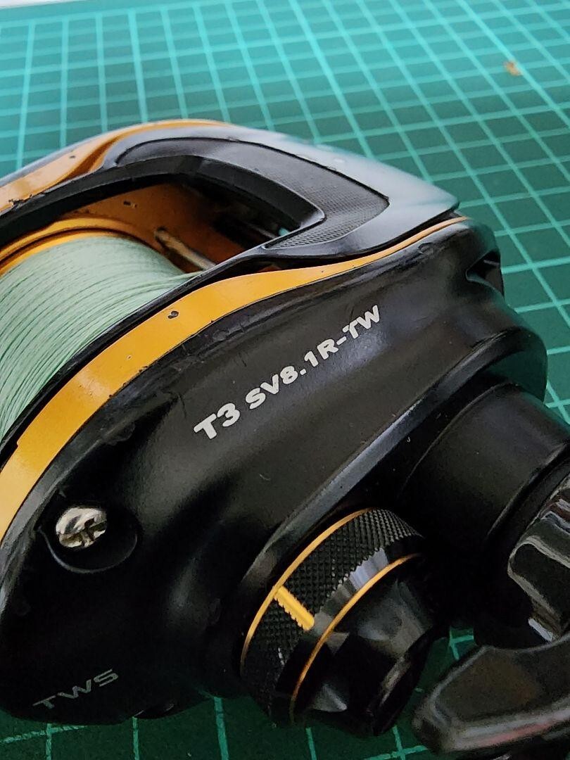 DAIWA T3 SV 8.1R-TW Baitcasting Reel gear 8.1:1 fishing outdoor