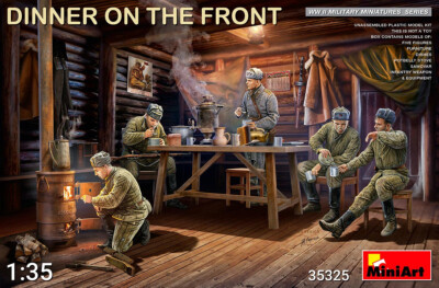 MiniArt 1/35 35325 WWII Soviet Soldiers ''Dinner on the Front'' (5 Figures)