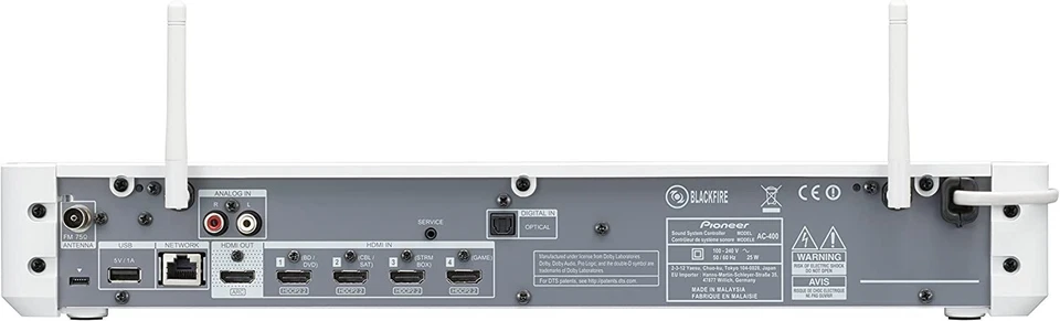 Pioneer FS-W40-W Wirless Music System für Musik und Heimkino-Streaming weiß - Bild 2 von 3