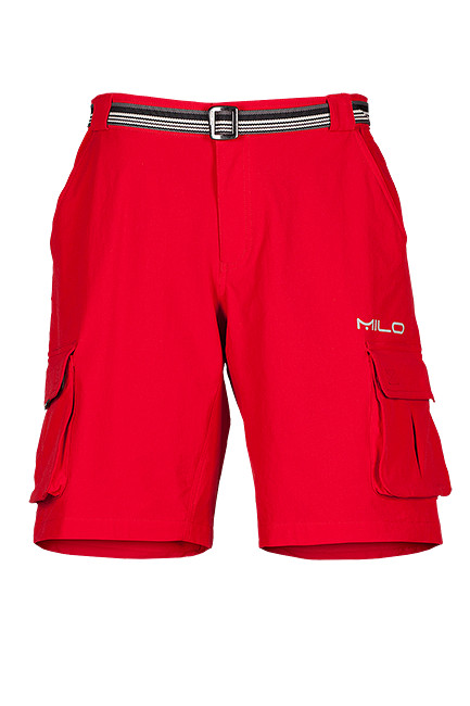 Milo Hombres Vidoc Pantalones cortos, Escalada deportiva, rojo, M