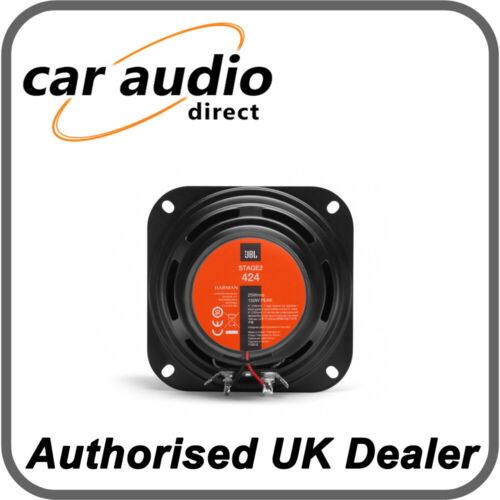 JBL Stage2 424 4" 10cm 2-Way Coaxial Car Door Shelf Dash Speakers 150 Watts - Picture 3 of 4