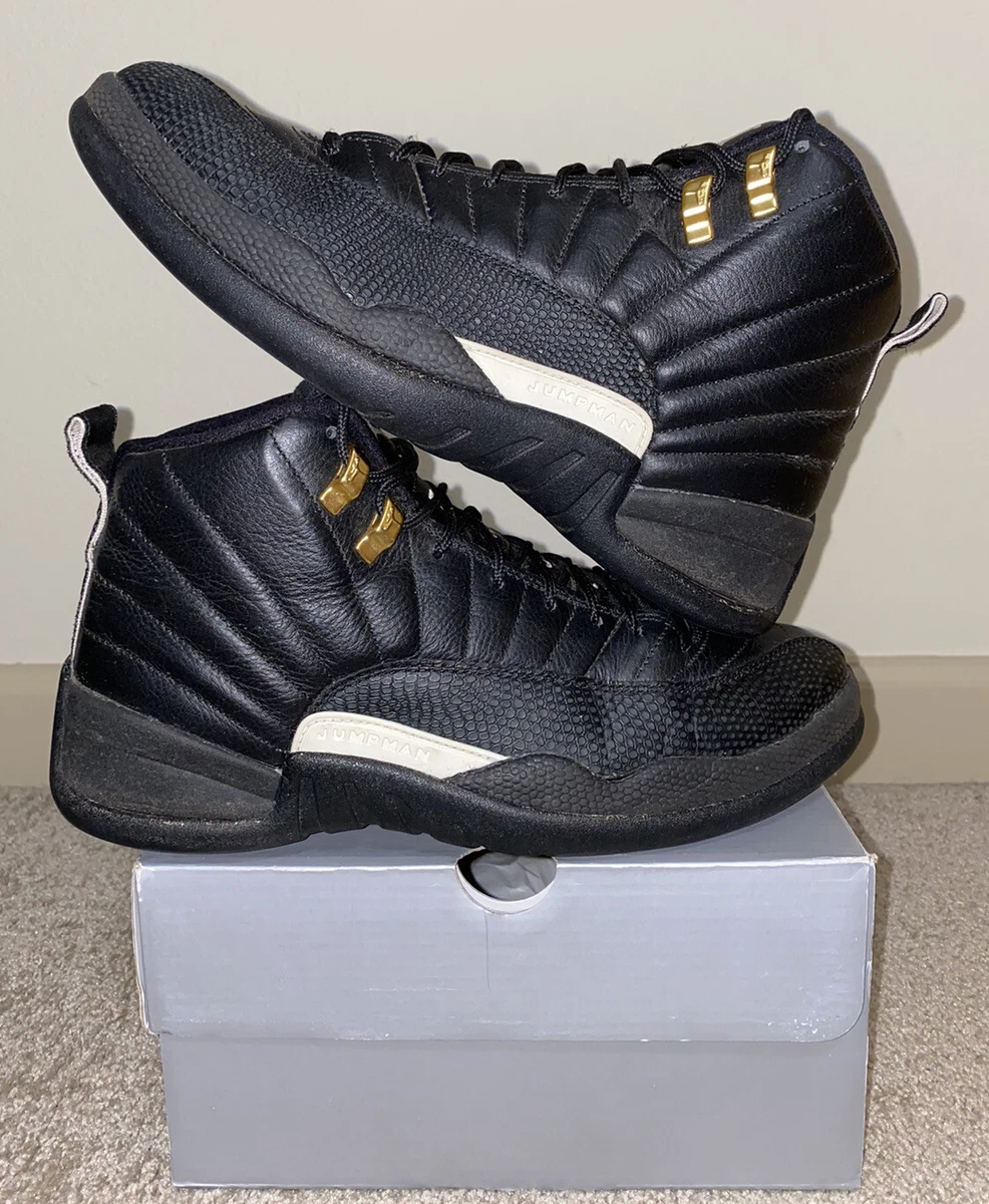 Jordan 12 hotsell gray and gold