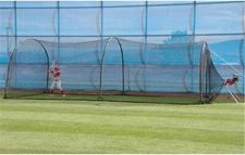 HEATER SPORTS Xtender 30' Baseball and Softball Batting Cage Net and Frame