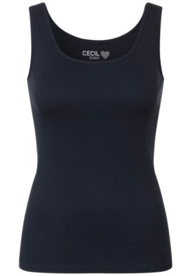 Cecil Basic Top Linda Universal Blue