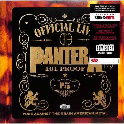 Pantera / OFFICIAL LIVE-101PROOF (2LP) (180GR.) / RHINO / 8122797431 / 2LP