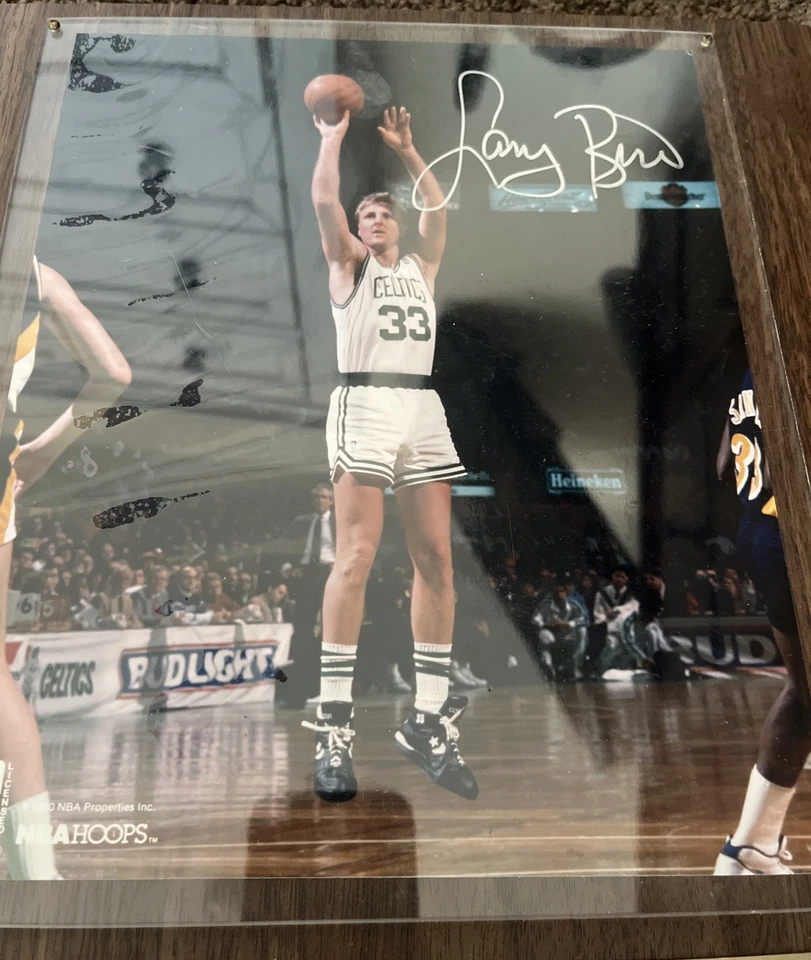larry bird mvp autographed picture plaque - Image 4 of 4