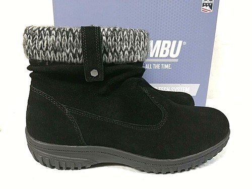 ANGEBOT! NEU Khombu Laura Damen-Stiefeletten ─ Größe 6, 7 ─ schwarz